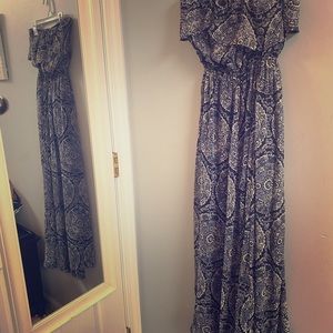 Hollister Strapless Maxi Dress